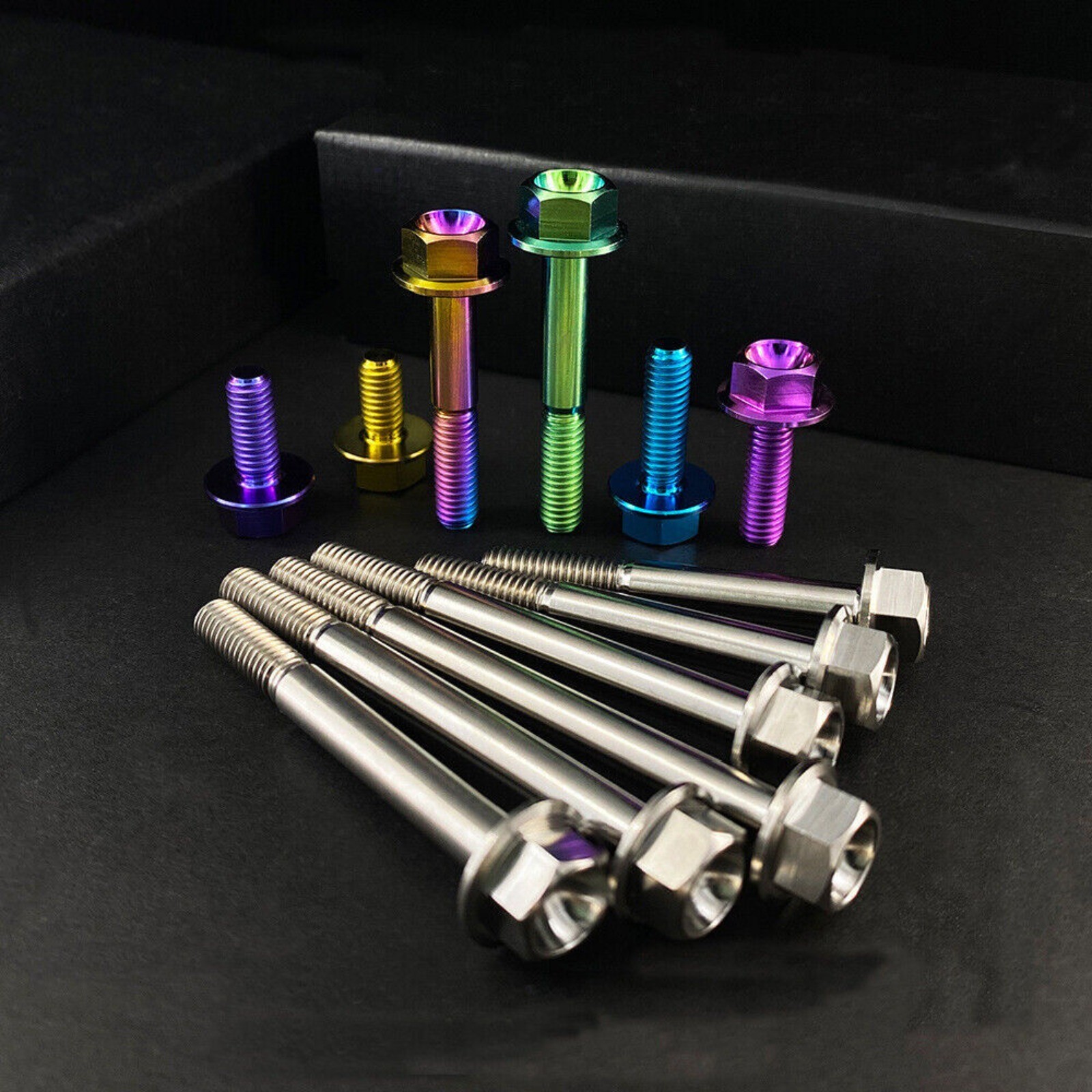 Titanium Bolt M6 Flange Hex Screw 10 15 20 25 30 35 40 45 50 55 60 70 80 90 100
