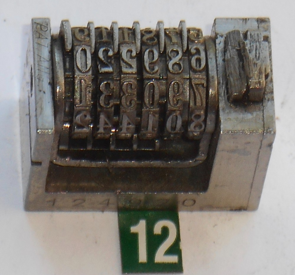 ATLANTIC | letterpress numbering machine | 12