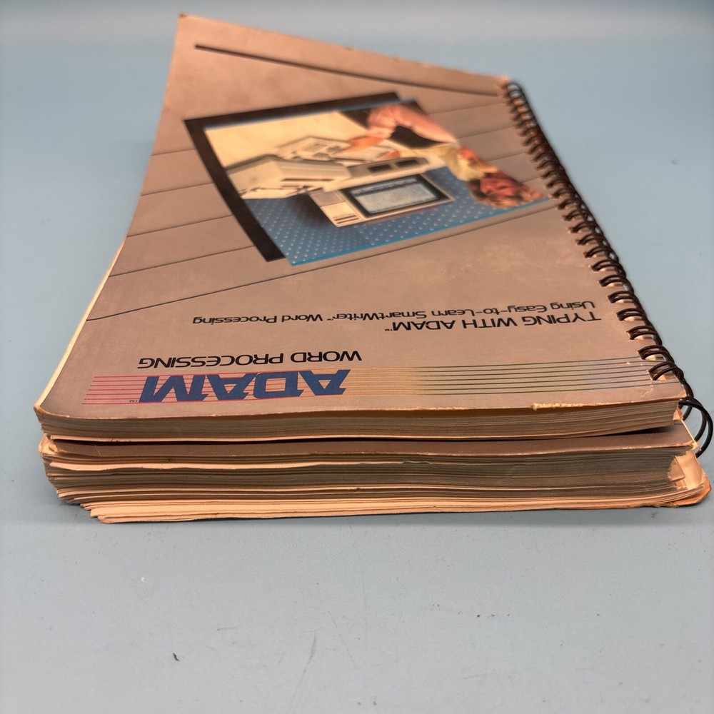Vtg Coleco Adam SmartBasic Word Processing Programming Manuals User's Handbooks