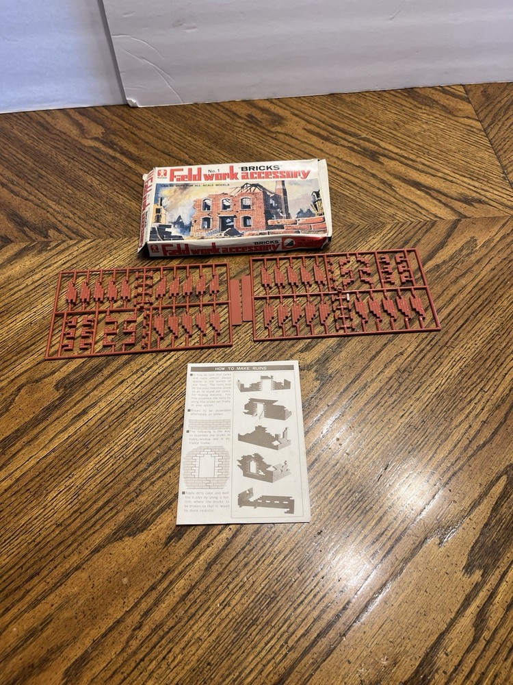 Vintage Bandai Fieldwork Accessory Bricks Building Model Kit