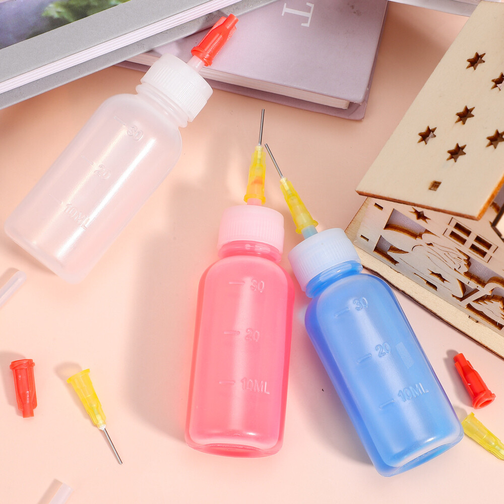 6 Sets of Portable Reusable Convenient Multi-function Glue Dispenser Bottle