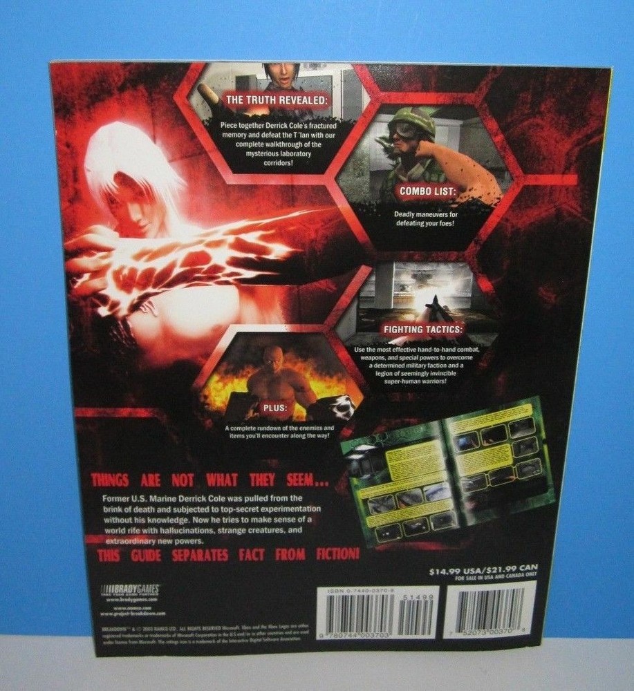 Breakdown Official Strategy Guide Microsoft Xbox