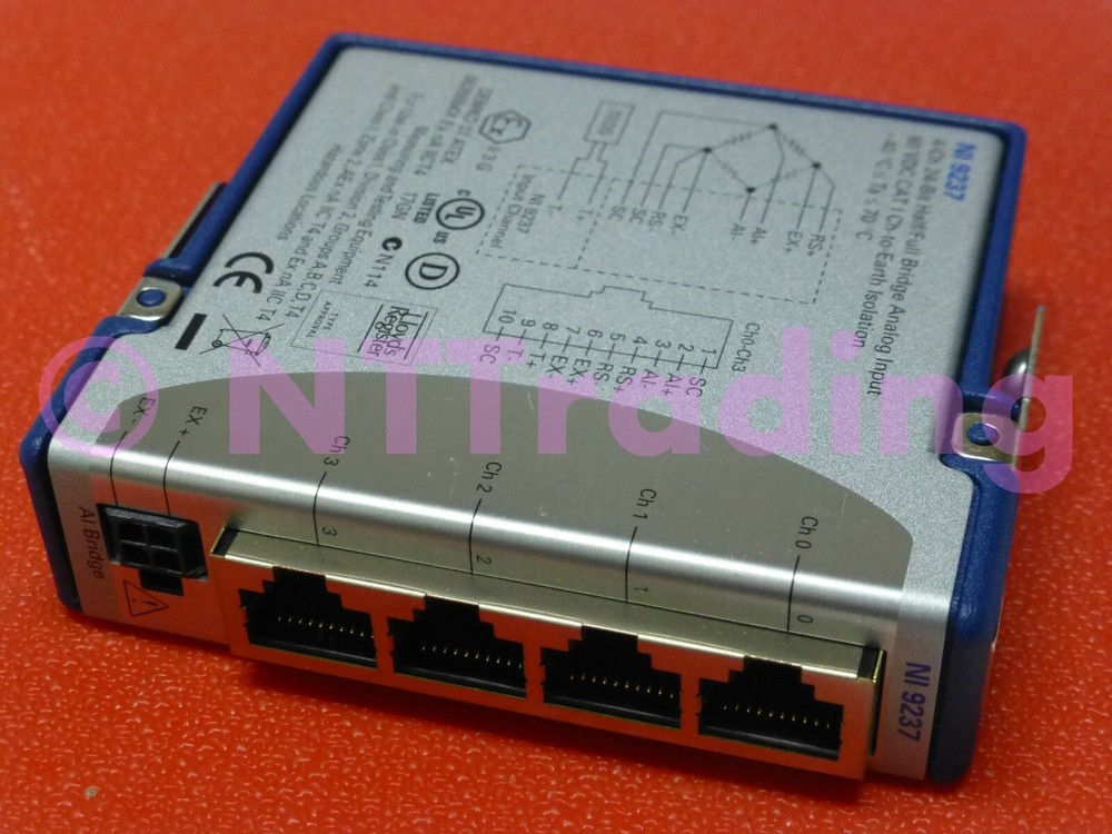 National Instruments NI-9237 cDAQ Strain / Bridge Input Module, RJ50
