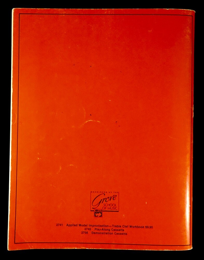 Applied Modal improvisation For Concert Treble Clef Instruments, Dick Grove