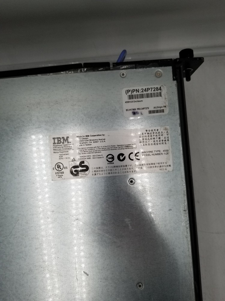 IBM 4559-1UX NetBay DAT72 Drive 24P7284