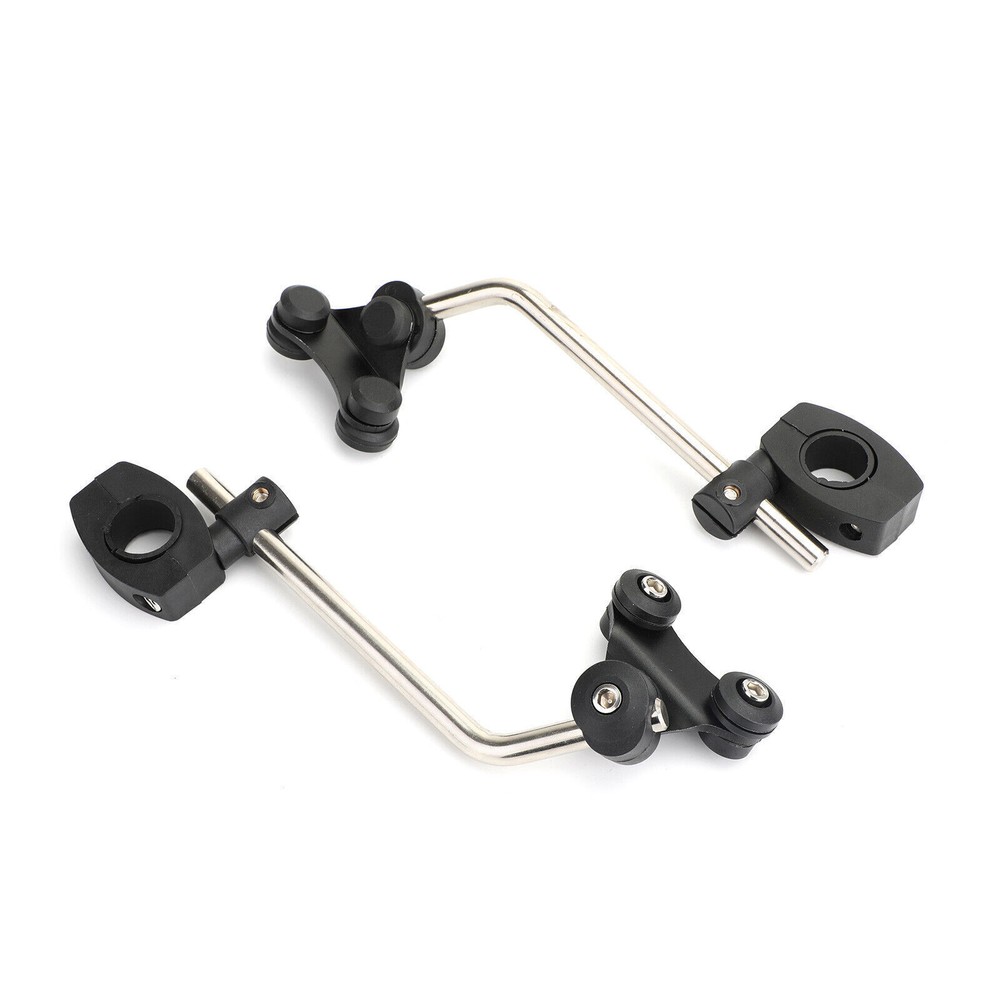 Windscreen Bracket 7/8" 22mm Standard Handlebar Windshield Mount Clamp BLK