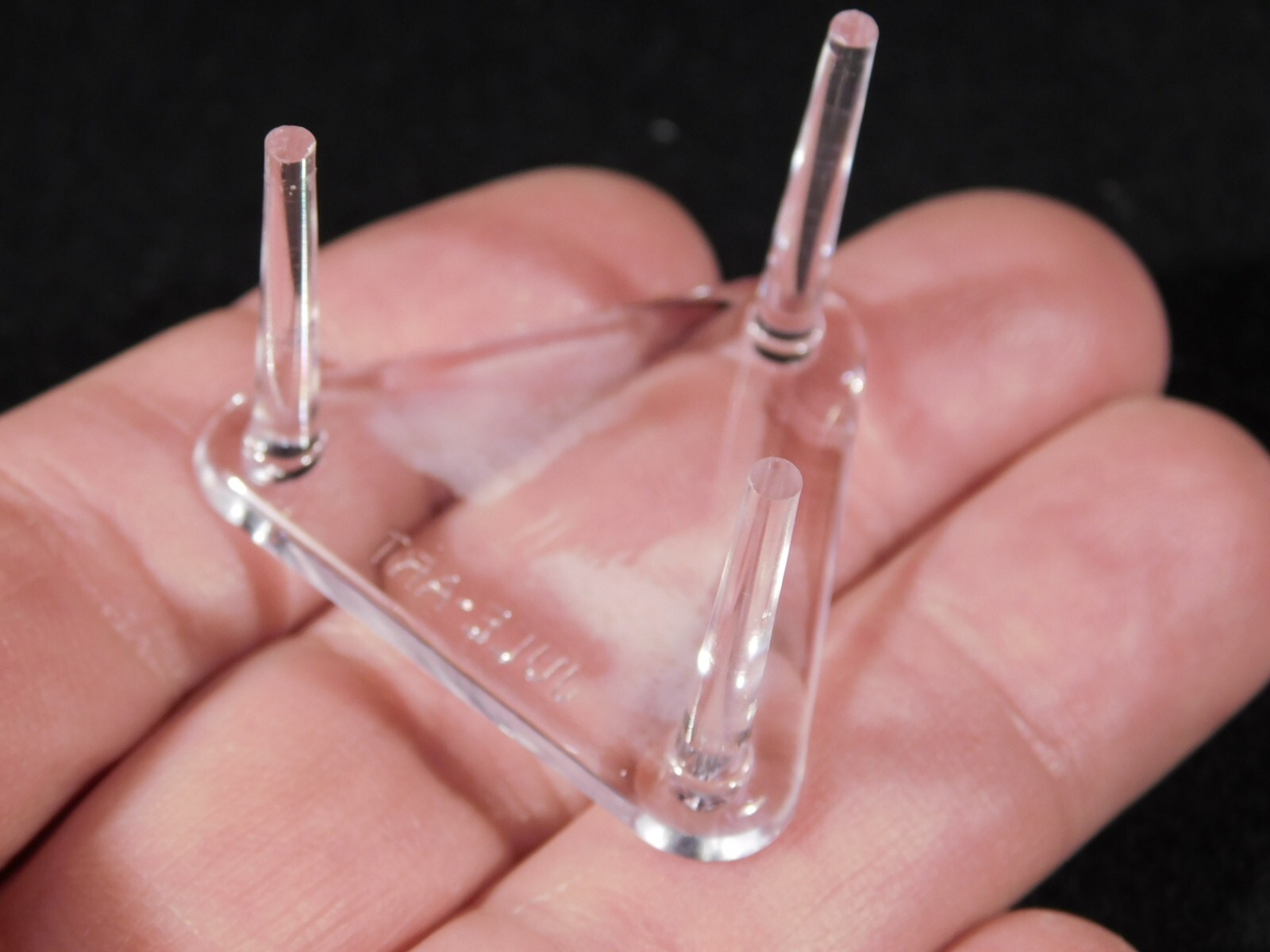 Display Stand Three Post Clear Lucite MINI Size