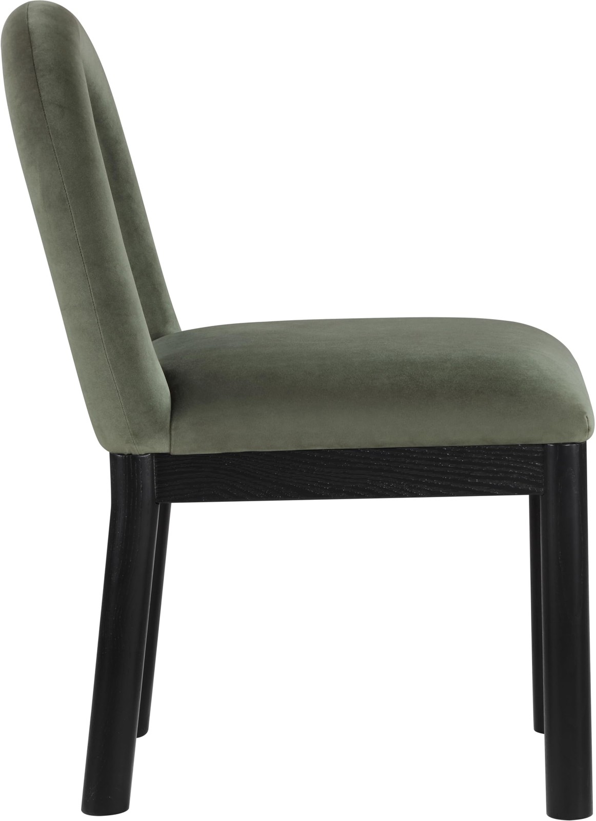 Meridian Furniture 11008Green-C Conrad Collection Art Deco Dining Chair