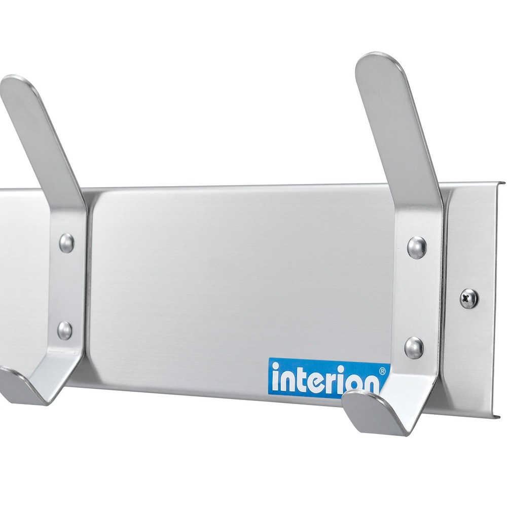 36"W Coat Rack with 5 Hook - Silver