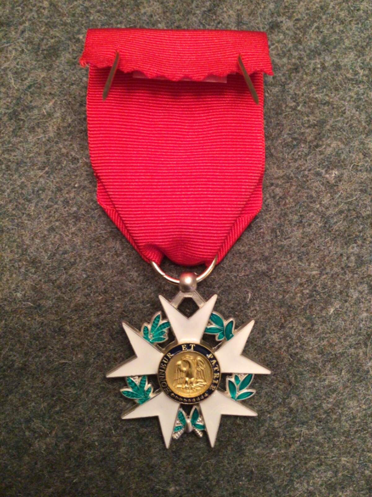 FRENCH LEGION OF HONOR MEDAL - 1st EMPIRE - OFFICER - IN SILVER - REPLICA