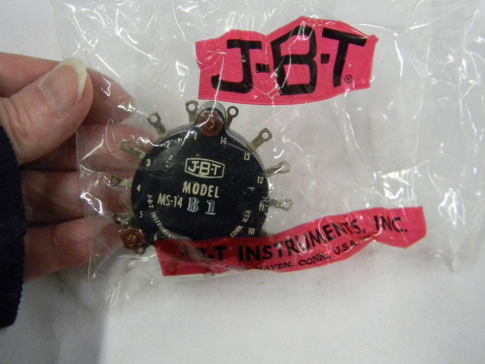 New JBT Instruments Model MS-14B-1 Control Switch B6
