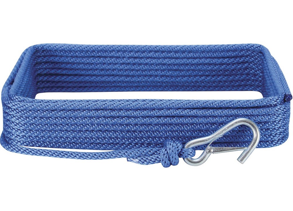 Extreme Max BoatTector Solid Braid MFP Anchor Line W/Snap Hook 3/8" x 50' Blue