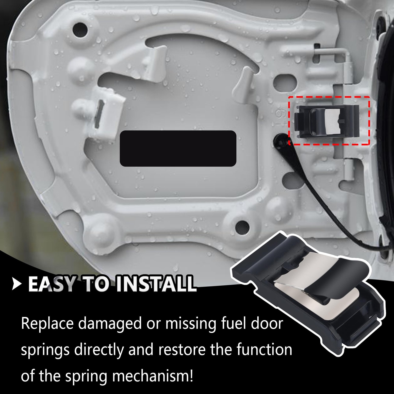 Car Fuel Door Spring,Fuel Door Cover Spring Replacement OEM#77360-35040,