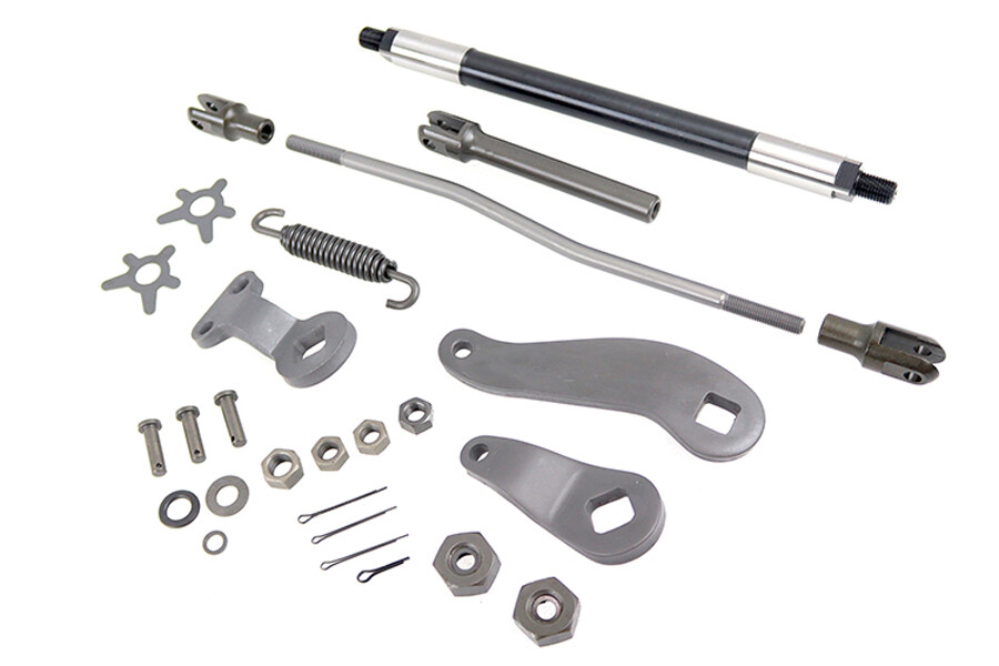Mechanical Brake Kit Parkerized fits Harley Davidson