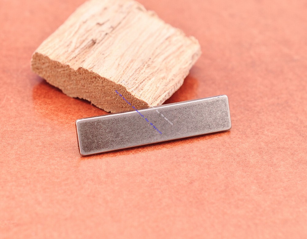 30X Antique Silver Metal Solid Rectangle Leather Rivet Studs Tacks Leathercraft