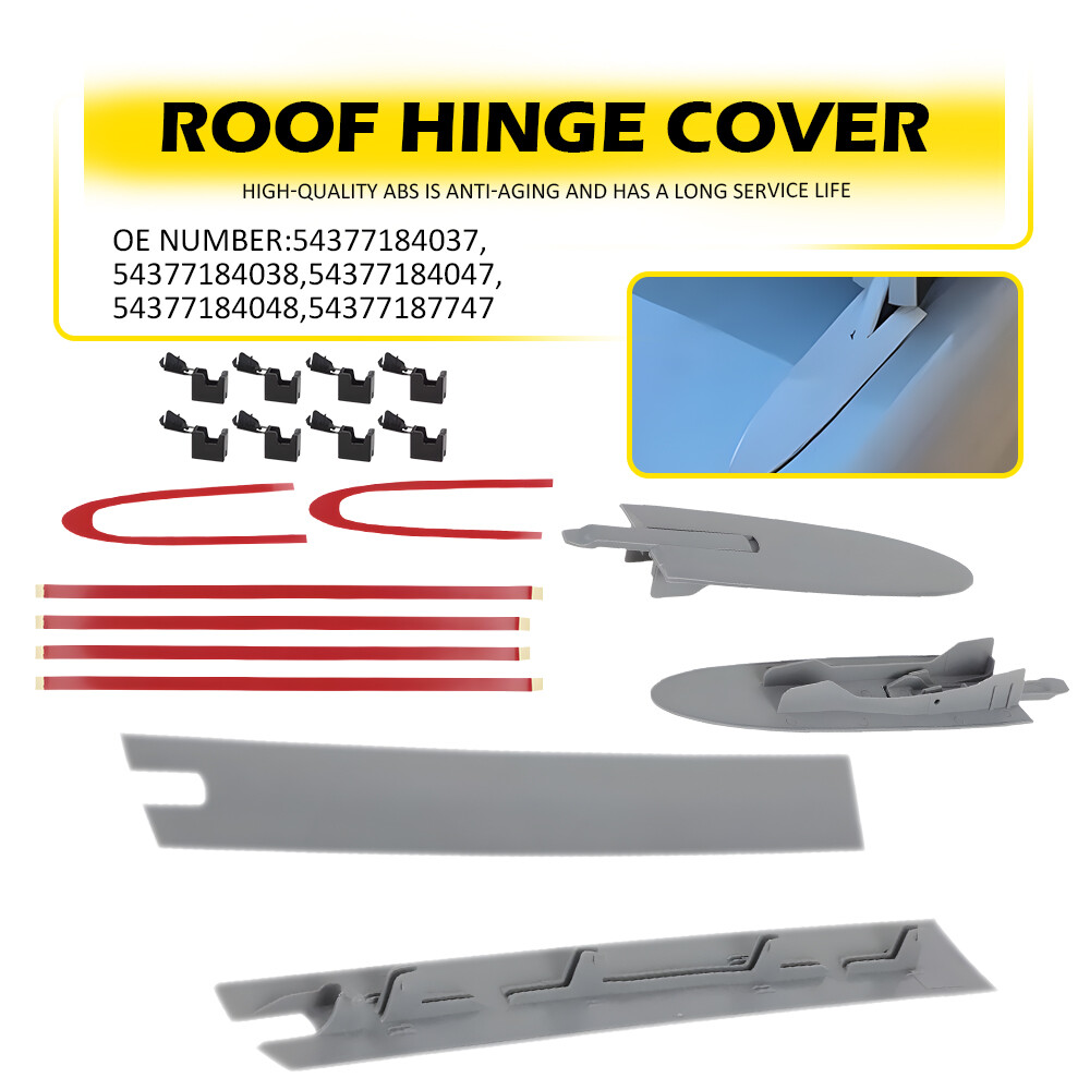 4Pcs Left+Right Convertible Roof Top Hinge Cover Fits BMW E93 335i M3 M4 F83 EOA