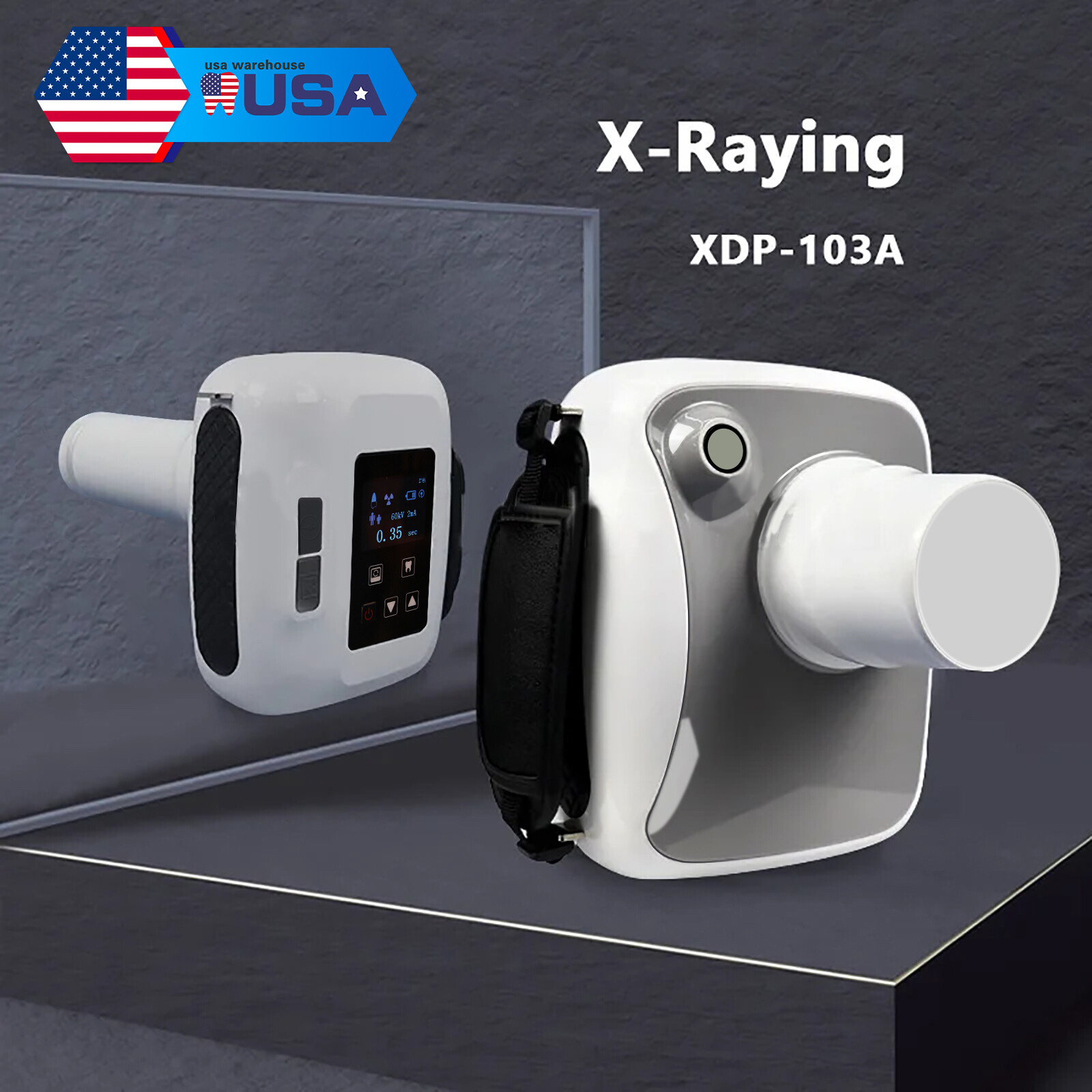 Dental Digital X-Ray Machine Xray Unit + Imaging System RVG X-Ray Sensor Size 1