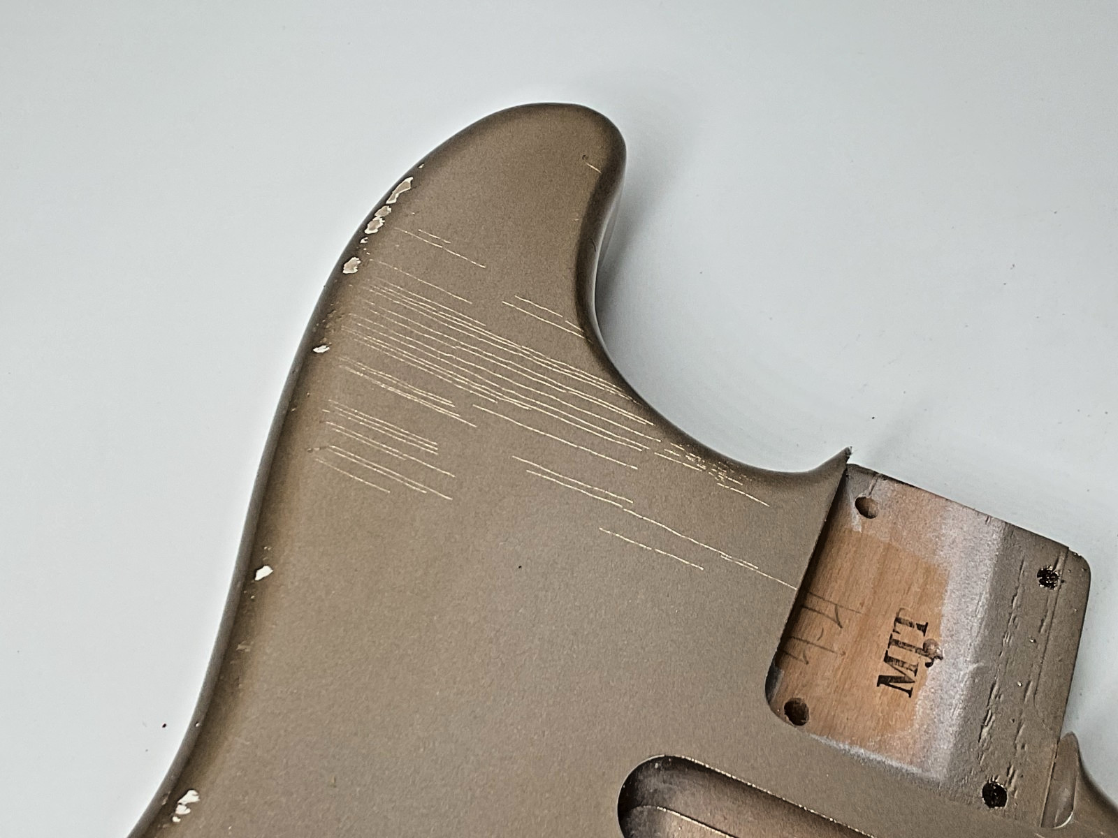 MJT Official Custom Vintage Aged Nitro Guitar Body Mark Jenny VTS Shoreline Gold