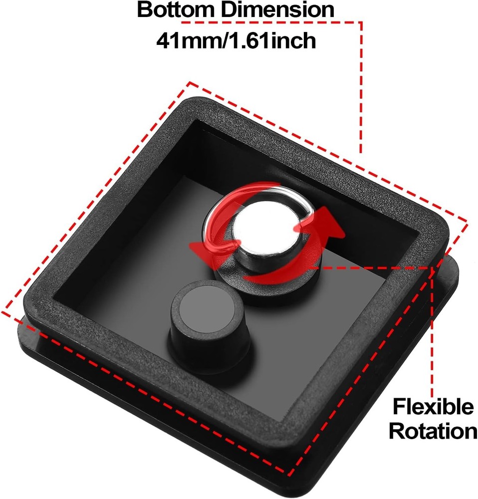 2-Pack 41mm Quick Release Camera Tripod Plates - Compatible with Ambico & Sunpak
