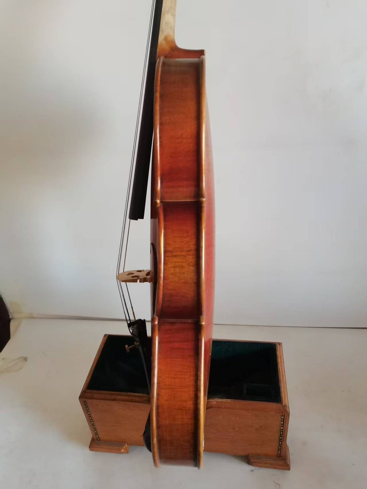 Master 4/4 violin Solid Flamed maple back spruce top hand carved K4045