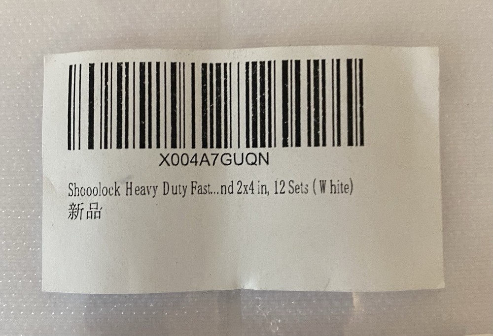 SHOOOLOCK Adhesive Hook & Loop Tape