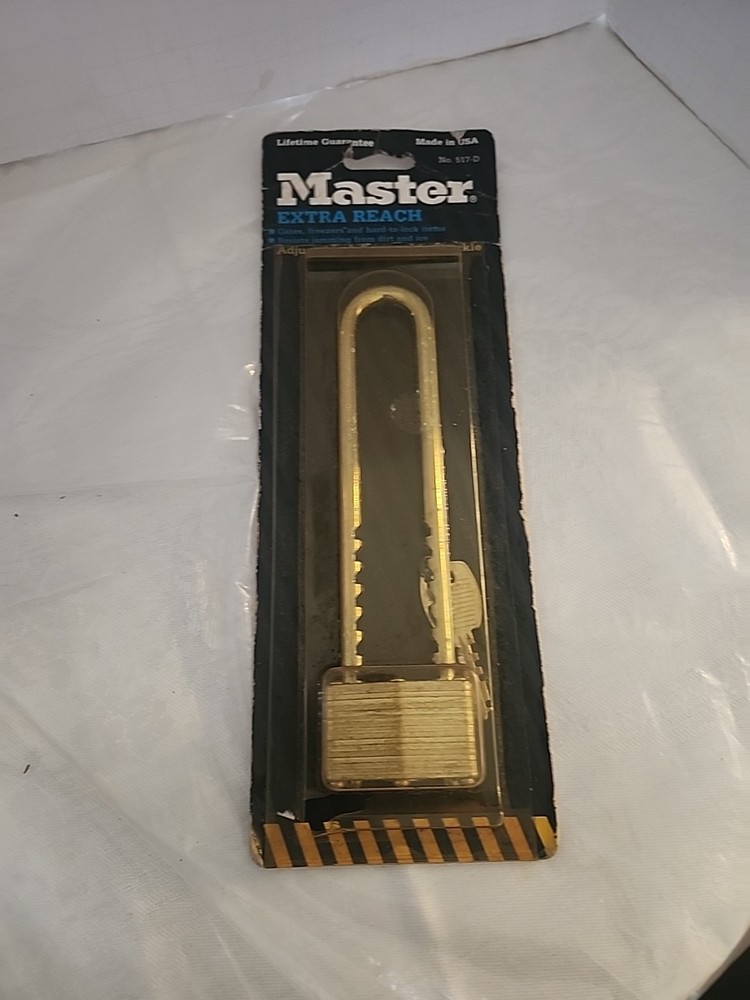 Master Lock Extra Reach Long 517D 517-D Padlock  Adjustable Shackle