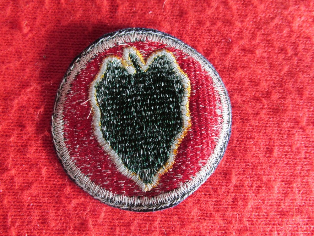 US Army 24th Division patch cut edge fully Embroidered