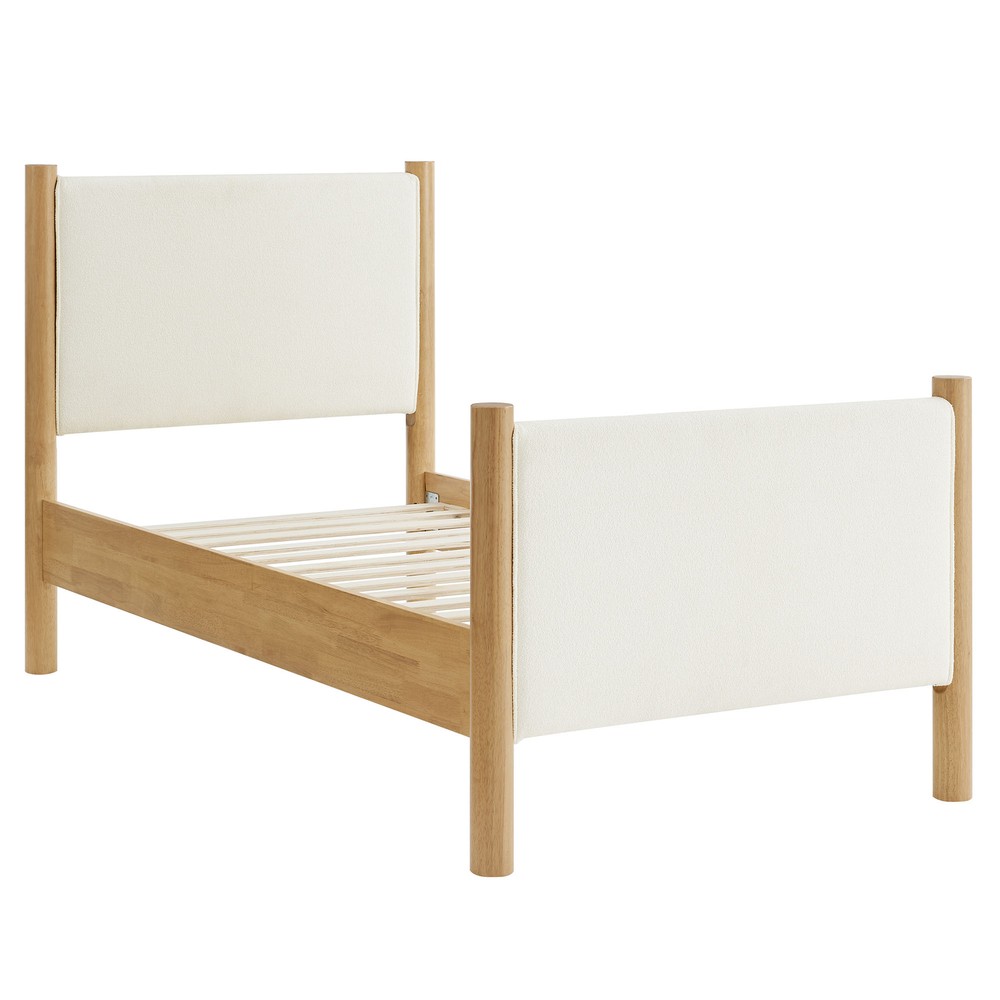 Maven Platform Bed in Feather Oak