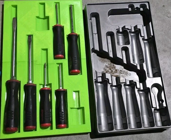 Snap On Screwdriver Tray