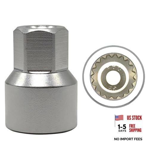 ABC-55 19Pt Outer Ring 4mm Wheel Locking Nut ABC-55 Outer ring thickness: 4mm