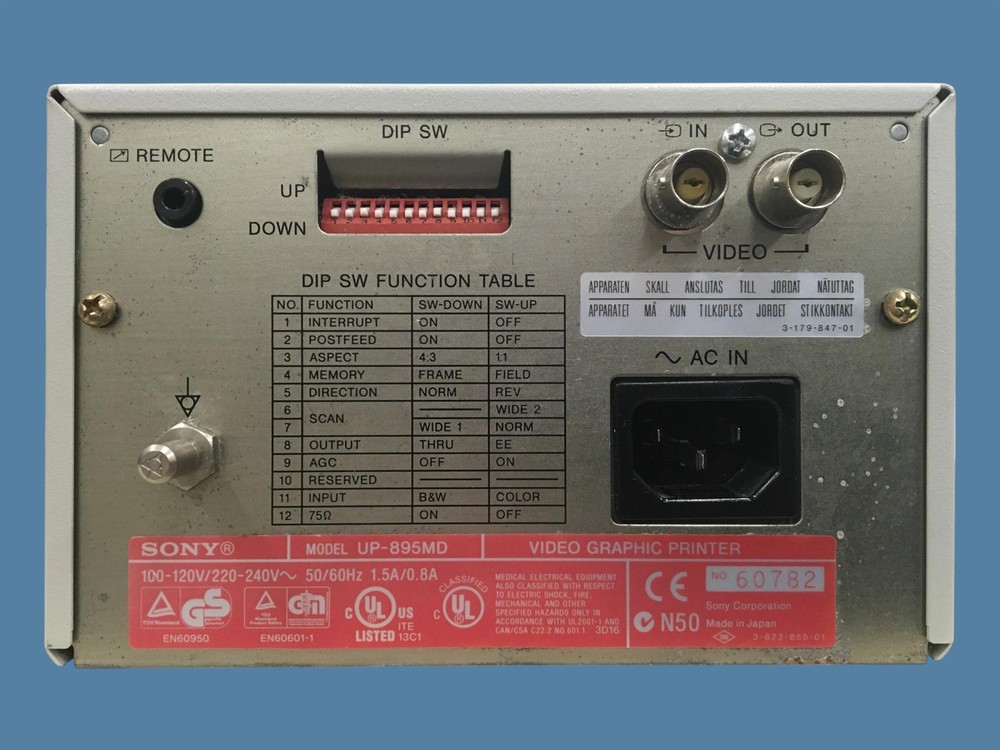 Sony UP-895MD Video Graphic Printer (Working, Some Damage)