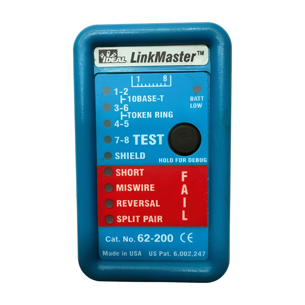 Ideal 62-200 Link Master Data Communication Cable Tester **Please Read**