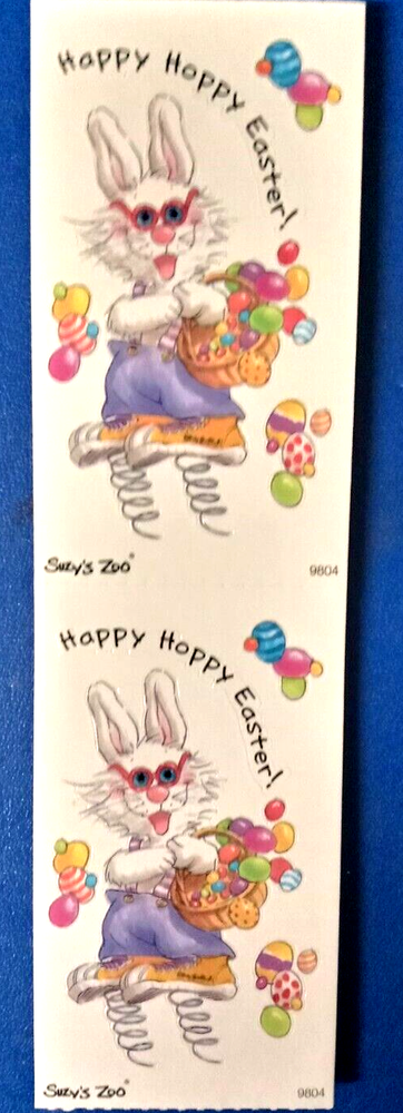 SUZY'S ZOO "HAPPY HOPPY EASTER" STICKER MODULE #9804