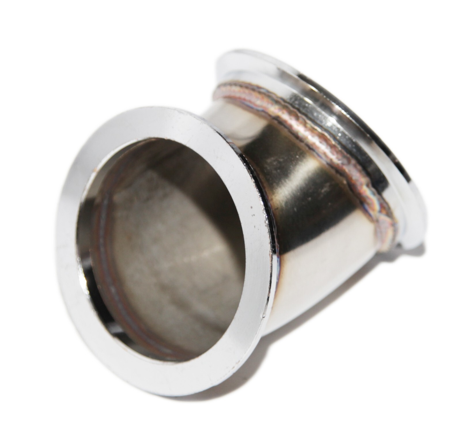 45 Degree Elbow 3" Conversion Adapter V-band size (2.85" I.D. 3.73" O.D.)