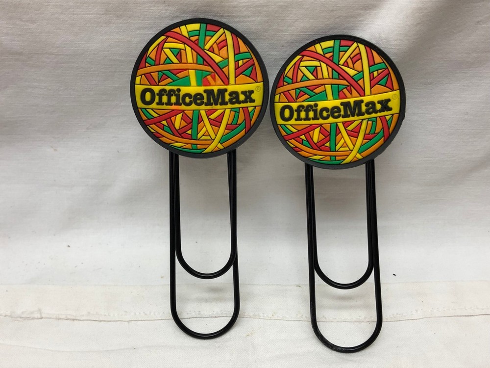 2 Office Max Book Marker Clips