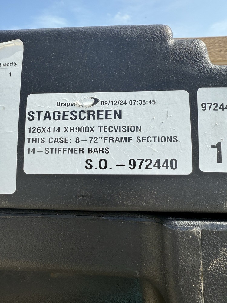 Draper 84.5 Inch Stage screen Case