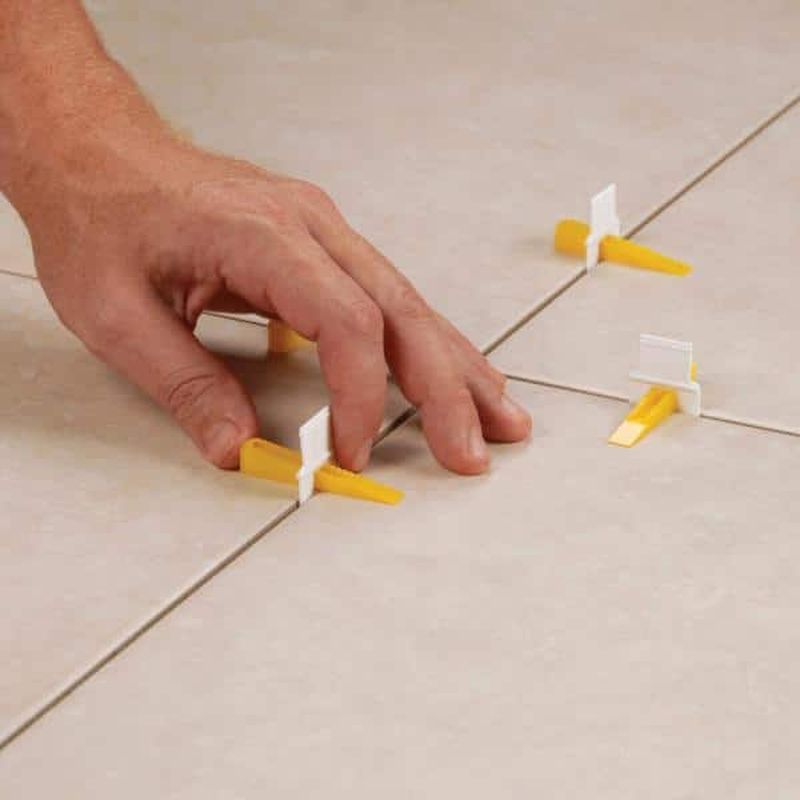 LASH Flat Floor and Wall Tile Leveling System Clips Part A, Plastic (1000-Pack)