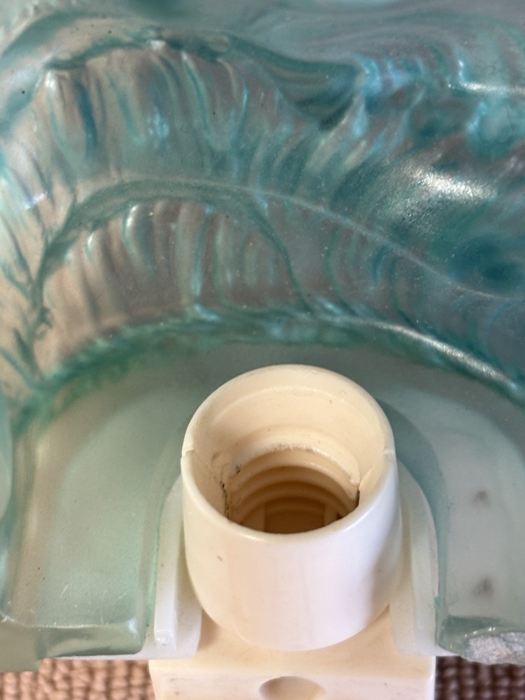 Vintage acrylic dolphin nightlight #B5