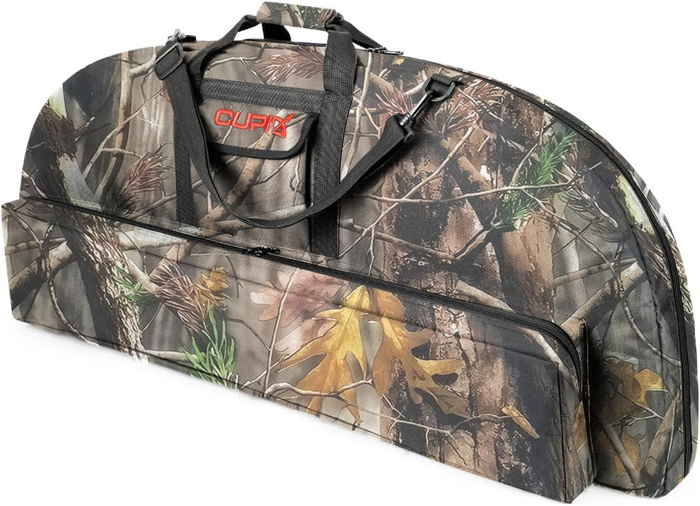 Lightweight Soft Compound Bow Case with Arrow Pocket and Backpack Straps