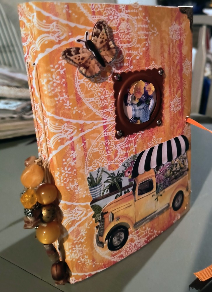 junk journal handmade garden theme