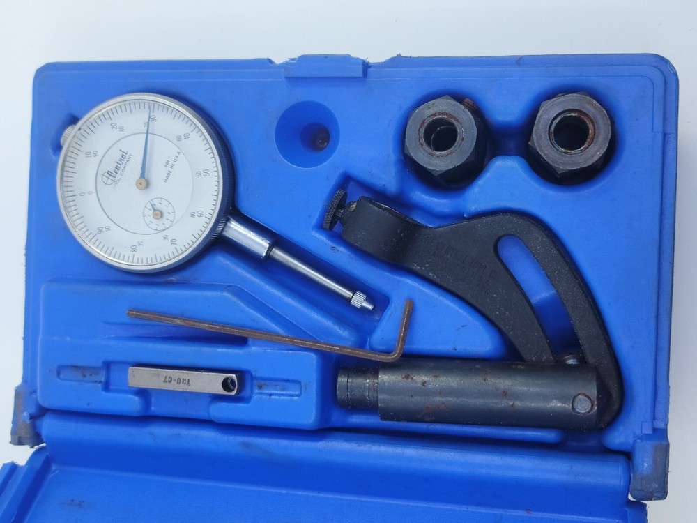 Central Tools Dial Indicator Set Depth Gauge ".001 With Case