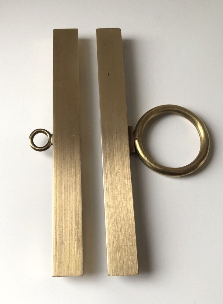 Brass Bell Pull Hardware Vintage Embroidery Frame Hanger
