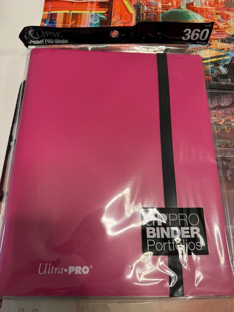 Ultra Pro 9-Pocket PRO-Binder: Hot Pink Eclipse Binder