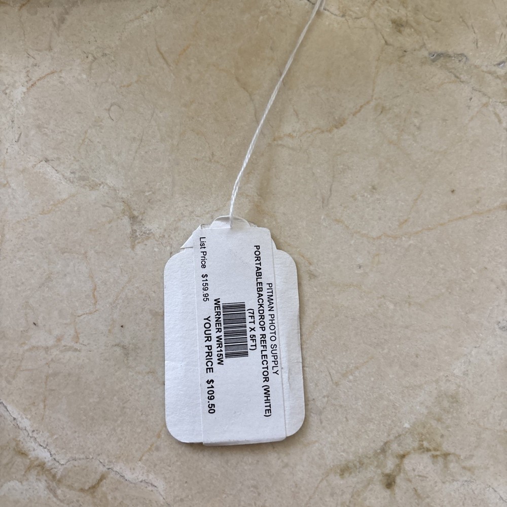 Portable Backdrop Reflector White