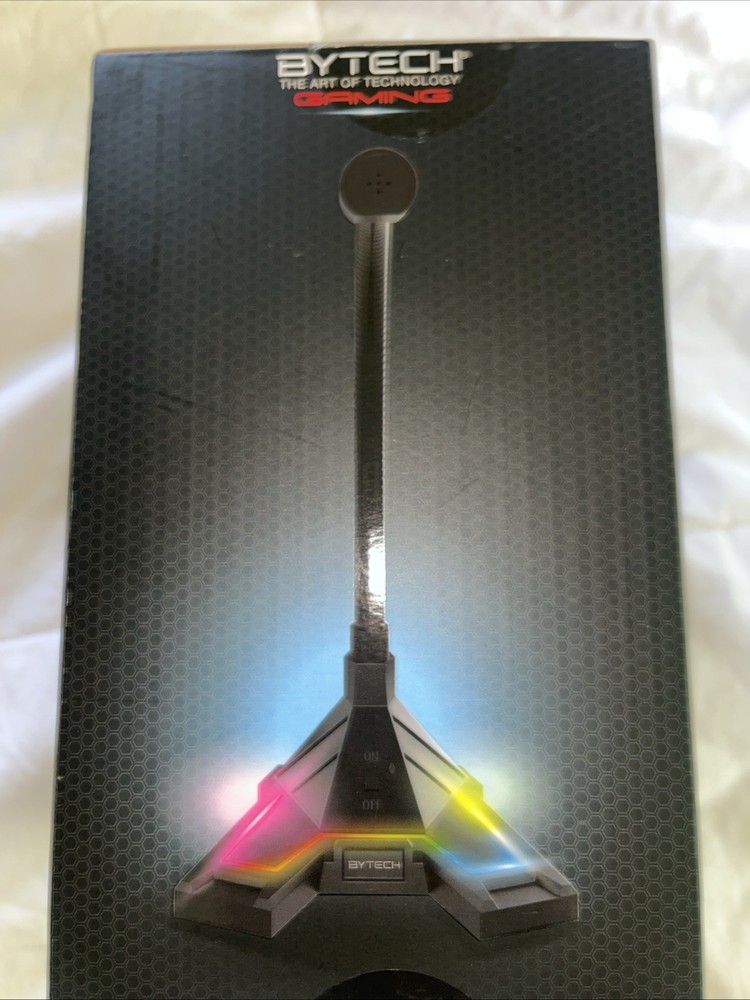 Gaming Microphone With Color Changing LED Backlight. BYTECH