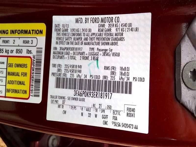 FUSION 2014 High Mounted Stop Light 1038161601