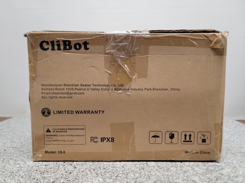 CliBot CB-5 Robotic Pool Cleaner 210 Min Runtime Smart Navigation