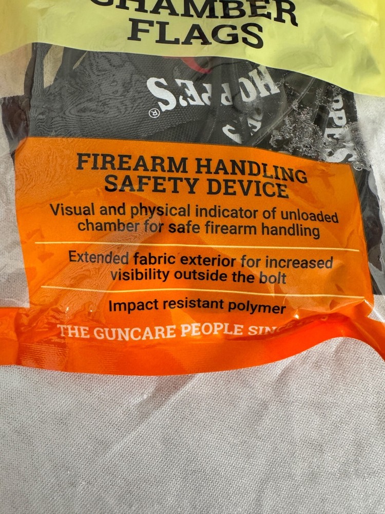 Hoppe's Empty Chamber Safety Flags Model: HCF5 - 5 Pack