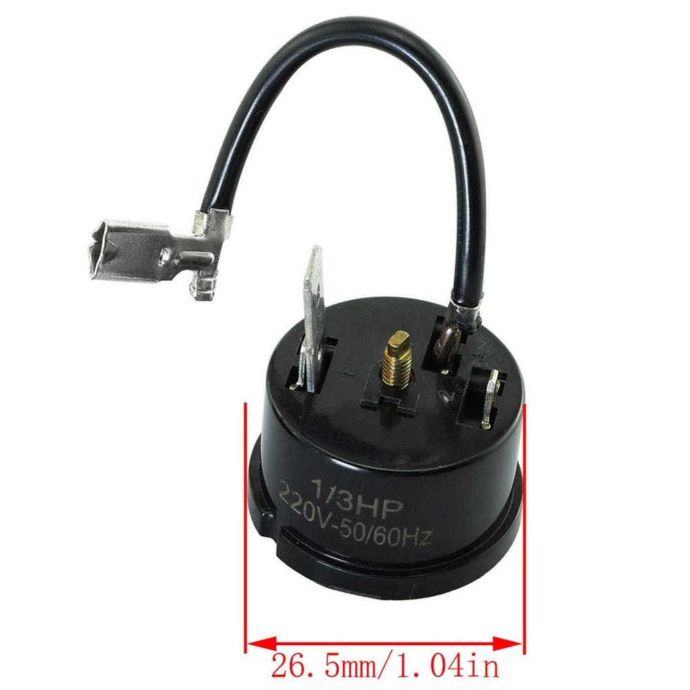 2pcs 1/3HP-250W Refrigerator Thermal Overload Protector Compressor Replacemen...