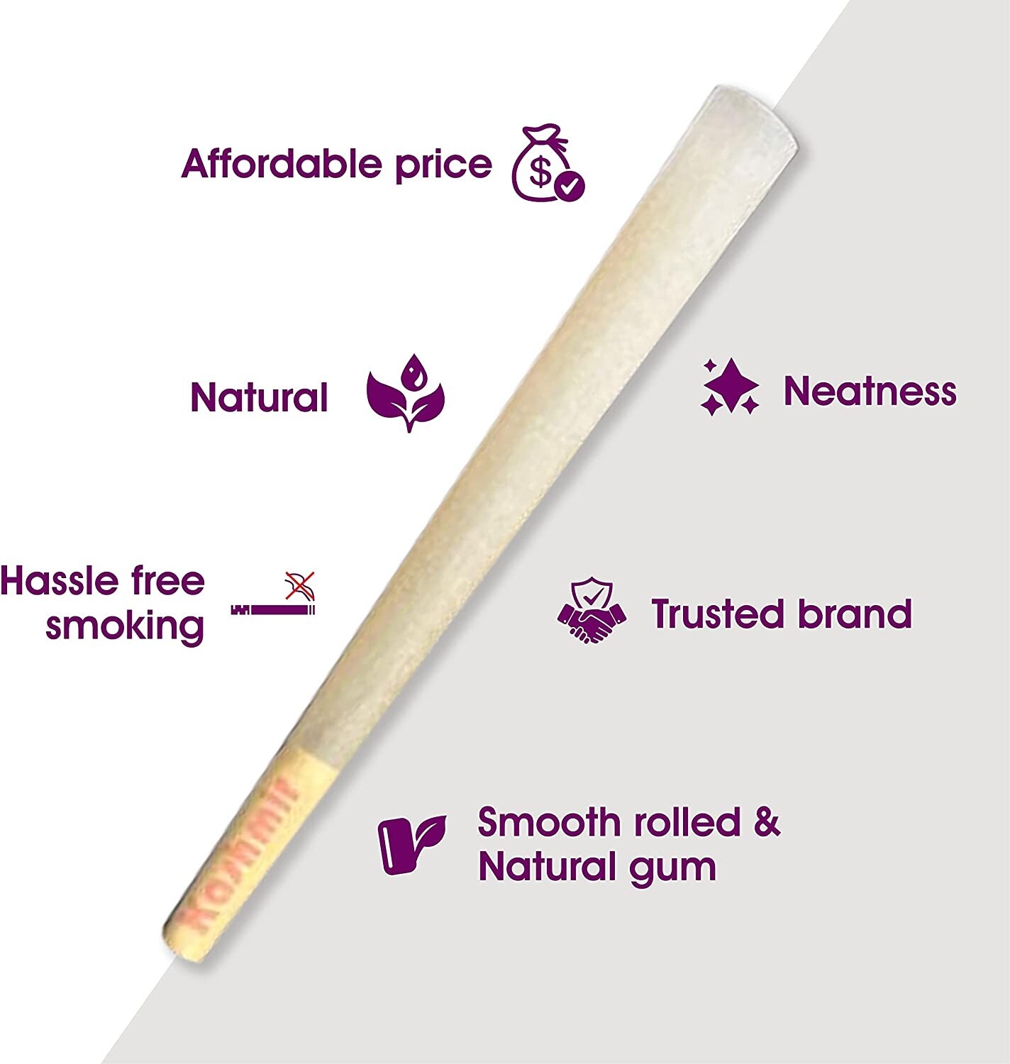 Pre Rolled Cones 200 Count 1 1/4 Size Organic Rolling Paper Cones by Kashmir